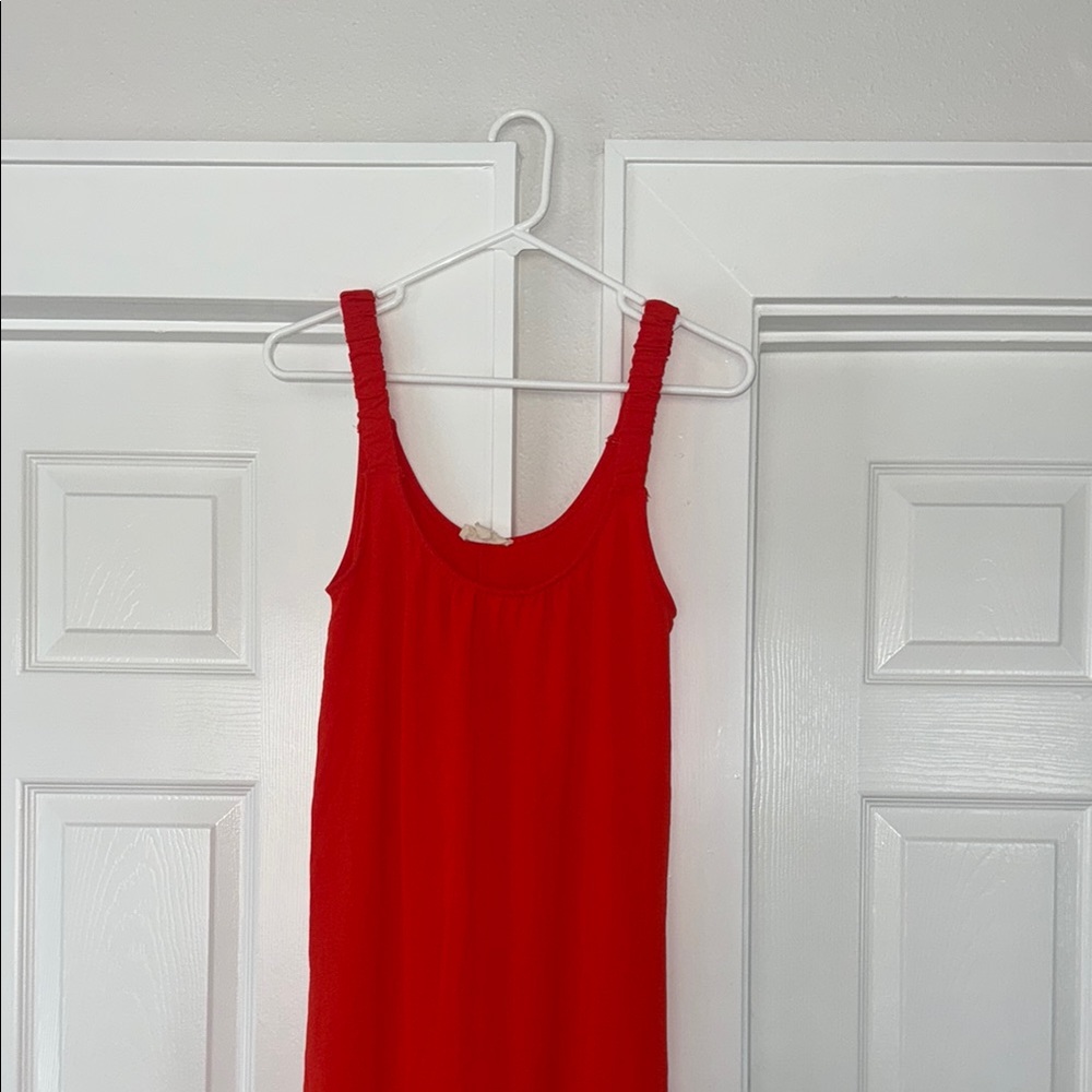 See You Monday Red Midi Dress